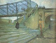 Vincent Van Gogh The Trinquetaille Bridge (nn04) France oil painting artist